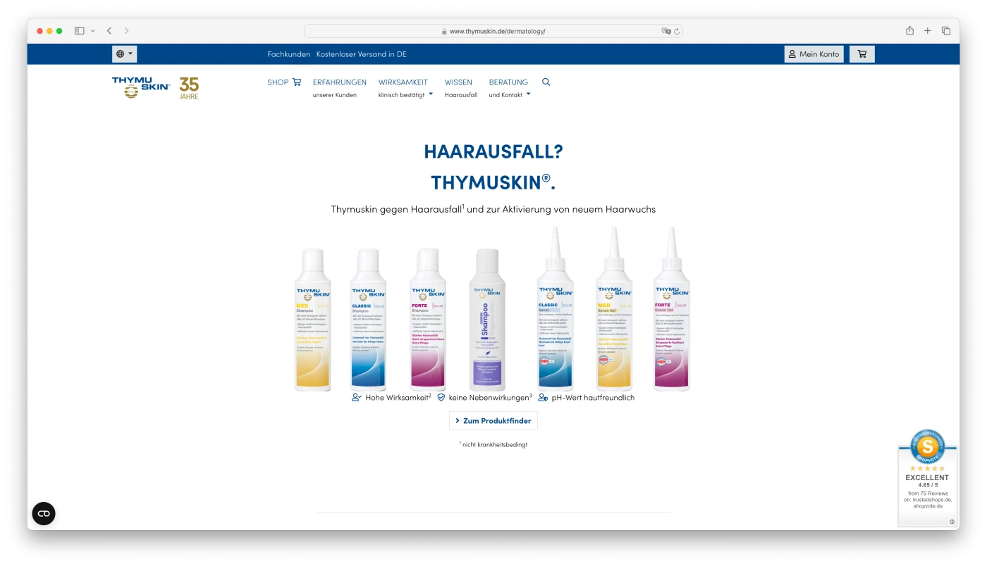 Thymuskin Website