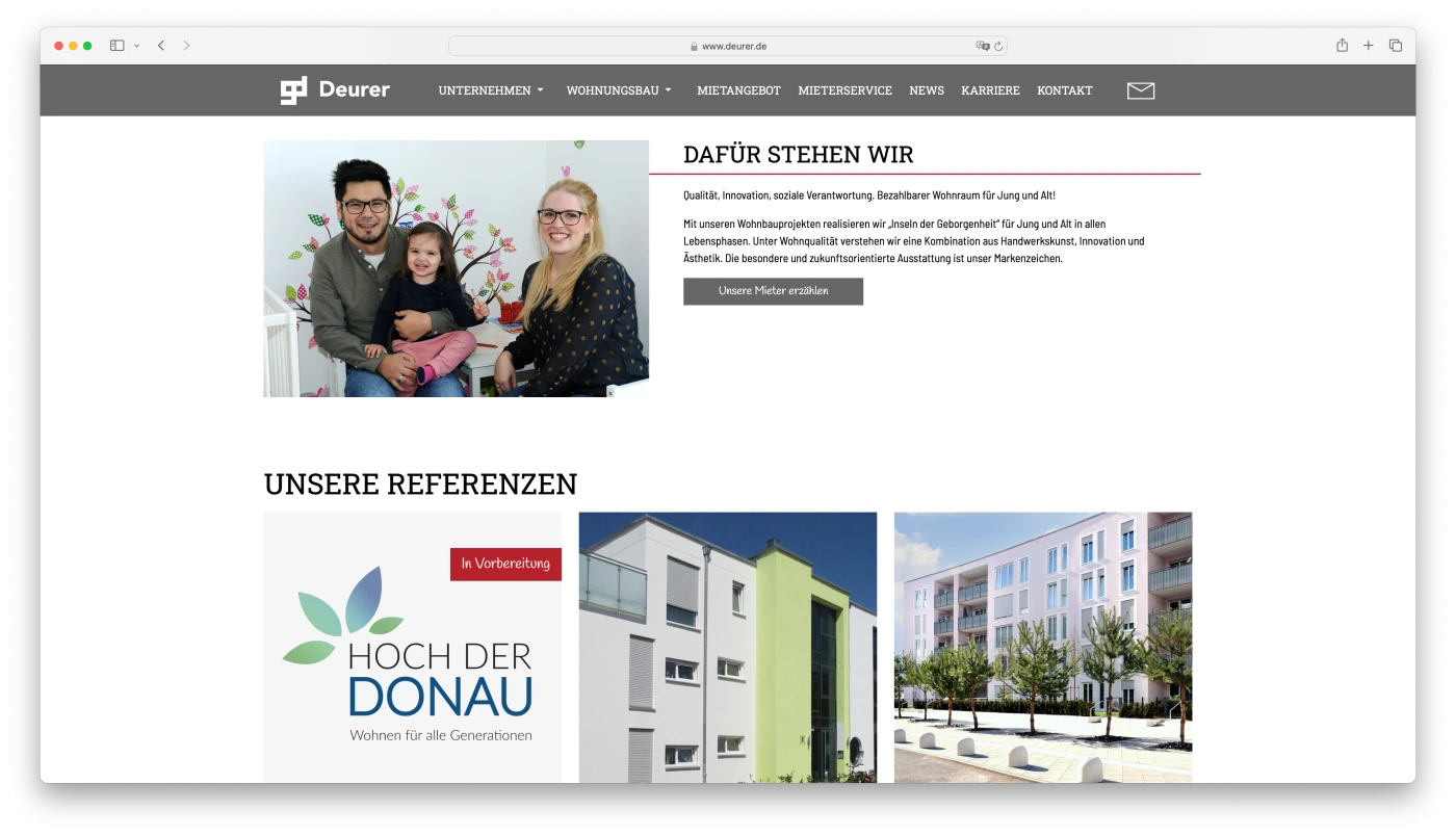 Deurer Website